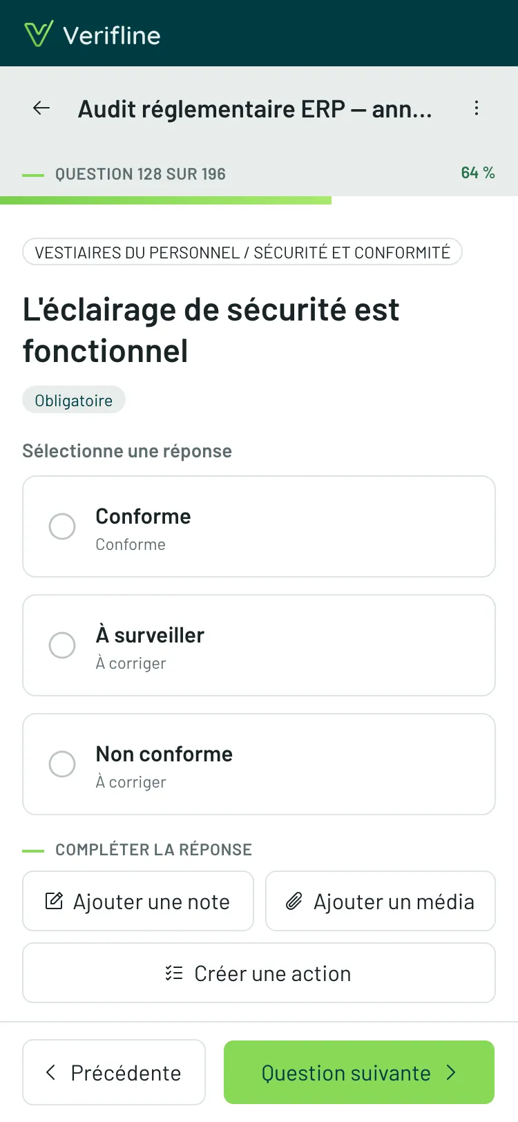La vue guidée sur téléphone