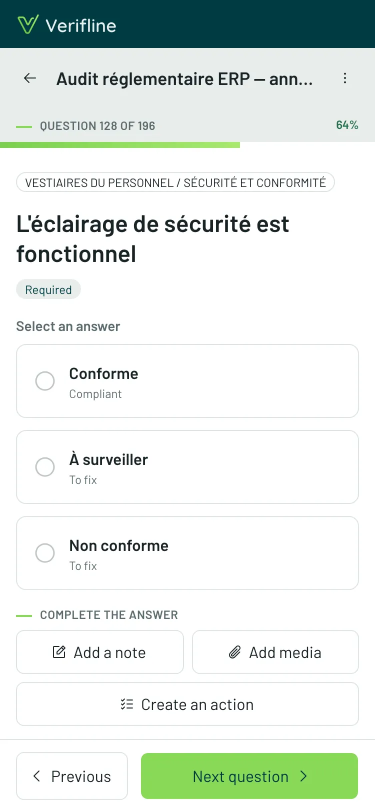 Guided view on a phone